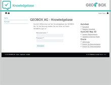 Tablet Screenshot of kb.geobox.ch